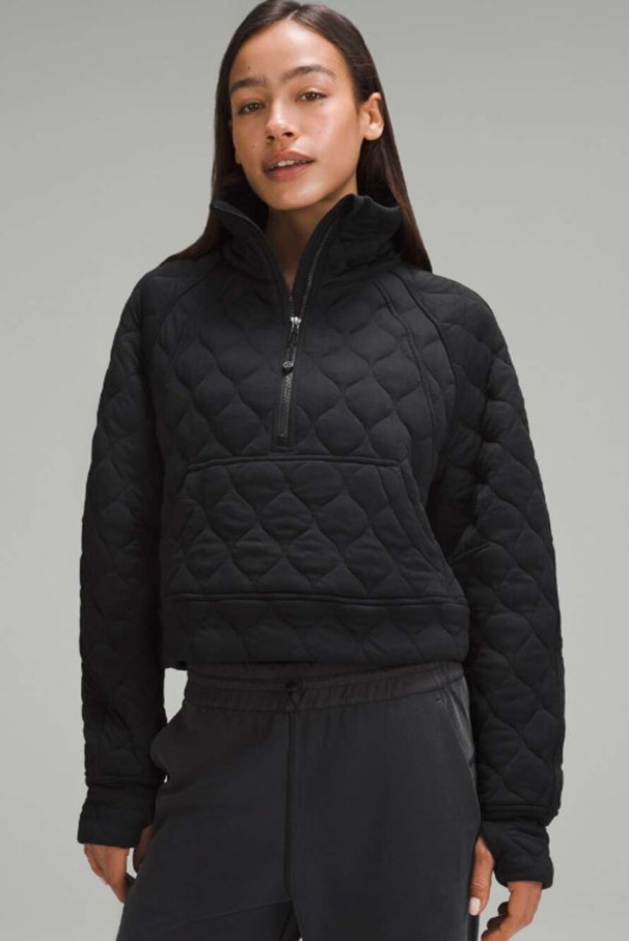 Lululemon Scuba Oversized Quilted Half Zip XS/S